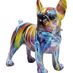 Outlet KARE Design Deco Figurine Frenchie Colorful 24cm