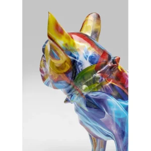 Outlet KARE Design Deco Figurine Frenchie Colorful 24cm