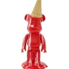 Hot KARE Design Deco Figurine Gelato Bear Red 40cm