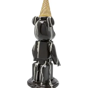 Clearance KARE Design Deco Figurine Gelato Bear Black 40cm