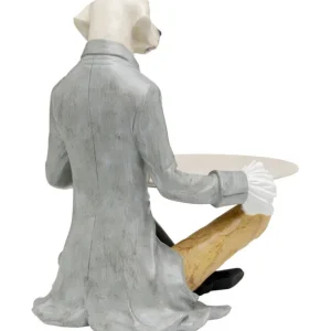 Clearance KARE Design Deco Figurine Gentleman Dog Tray 29cm