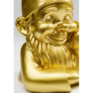 Sale KARE Design Deco Figurine Gnome Gold 21cm