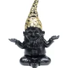 Sale KARE Design Deco Figurine Gnome Meditation Black Gold 19cm