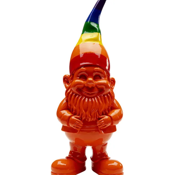 deco_figurine_gnome_rainb_0.webp Discount KARE Design Deco Figurine Gnome Rainbow Orange 46cm