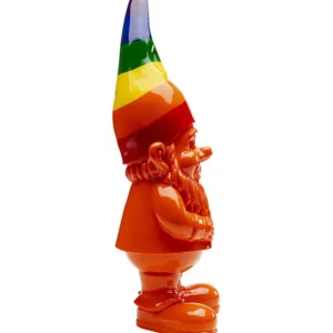 Discount KARE Design Deco Figurine Gnome Rainbow Orange 46cm