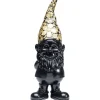 Sale KARE Design Deco Figurine Gnome Standing Black Gold 61cm