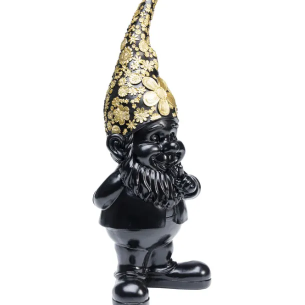 deco_figurine_gnome_stand_1-2.webp Online KARE Design Deco Figurine Gnome Standing Black Gold 46cm