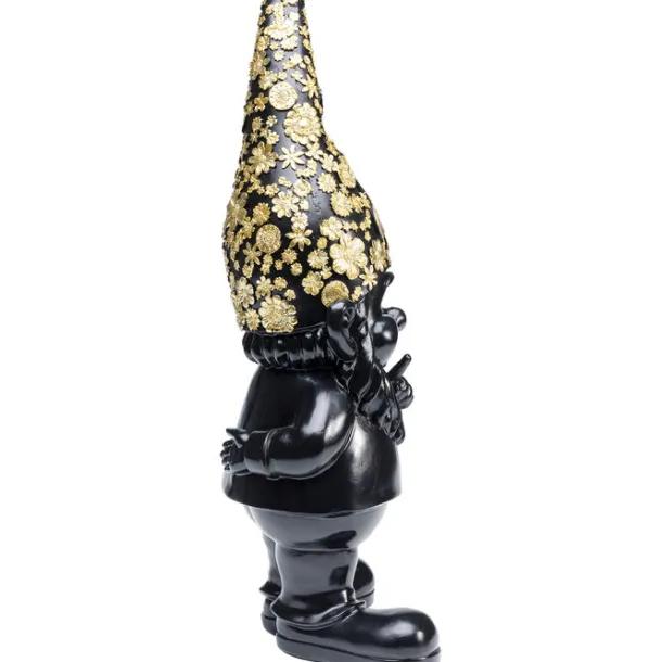 deco_figurine_gnome_stand_2-2.webp Online KARE Design Deco Figurine Gnome Standing Black Gold 46cm