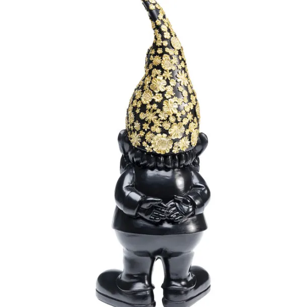 deco_figurine_gnome_stand_3.webp Clearance KARE Design Deco Figurine Gnome Standing Black Gold 30cm