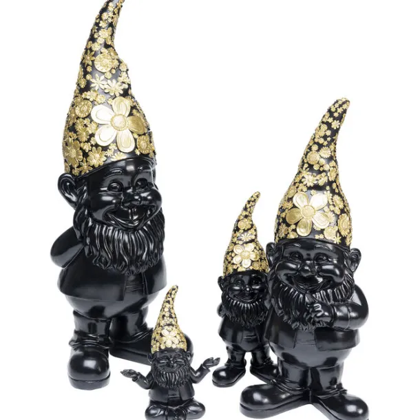 deco_figurine_gnome_stand_4.webp Clearance KARE Design Deco Figurine Gnome Standing Black Gold 30cm