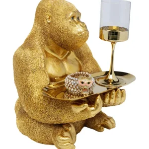 Online KARE Design Deco Figurine Gorilla Butler 37cm