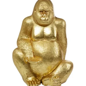 Online KARE Design Deco Figurine Gorilla Gold XL 180