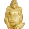 Outlet KARE Design Deco Figurine Gorilla Gold XXL 249