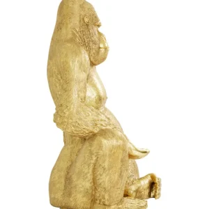 Outlet KARE Design Deco Figurine Gorilla Gold XXL 249