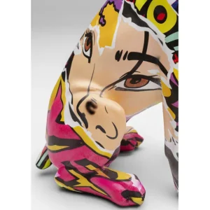 Hot KARE Design Deco Figurine Graffiti Dog 31cm