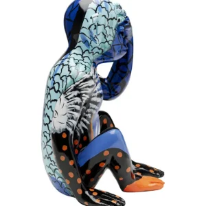 Online KARE Design Deco Figurine Graffiti Monkey Blue 39cm