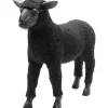 Outlet KARE Design Deco Figurine Happy Sheep Wool Black 37cm