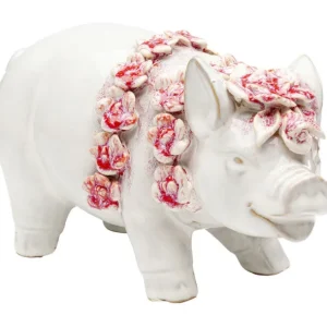 Fashion KARE Design Deco Figurine Hawaii Pig 15cm