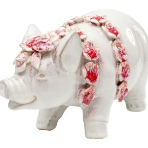 Fashion KARE Design Deco Figurine Hawaii Pig 15cm