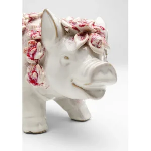 Fashion KARE Design Deco Figurine Hawaii Pig 15cm