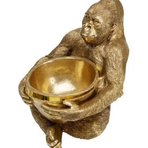 Sale KARE Design Deco Figurine Holding Bowl Gold 41cm
