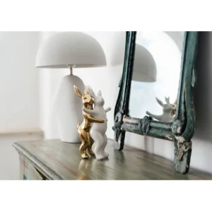 Sale KARE Design Deco Figurine Hugging Rabbits Medium