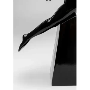 Online KARE Design Deco Figurine Jumper Black 37cm