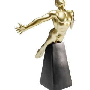 Online KARE Design Deco Figurine Jumper Gold 37cm