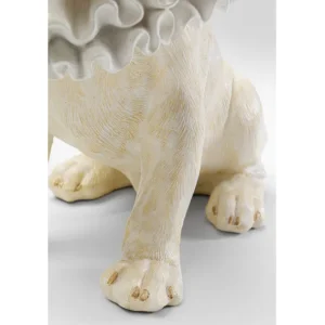 Clearance KARE Design Deco Figurine King Dog White 33cm