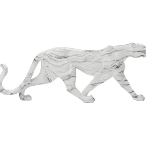 Outlet KARE Design Deco Figurine Leopard Marble 129cm