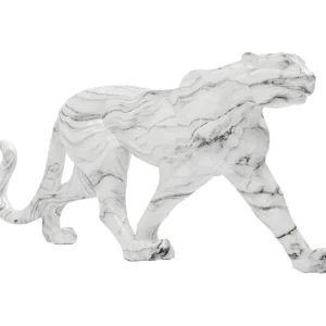 Outlet KARE Design Deco Figurine Leopard Marble 129cm