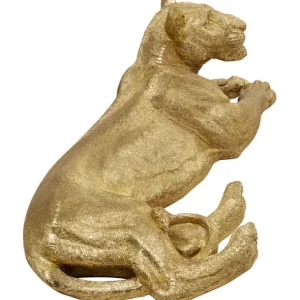 Online KARE Design Deco Figurine Lion Gold 113cm