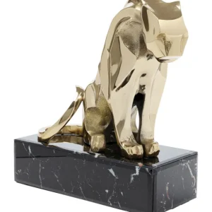 Outlet KARE Design Deco Figurine Lion on Marble 34cm