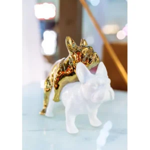 Outlet KARE Design Deco Figurine Love Dogs Gold