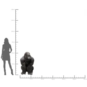 Clearance KARE Design Deco Figurine Monkey Gorilla Front XXL 107cm