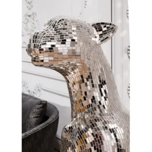 Hot KARE Design Deco Figurine Mosaik Welcome Panther Left XL