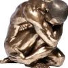 Online KARE Design Deco Figurine Nude Man Hug Bronze 54cm