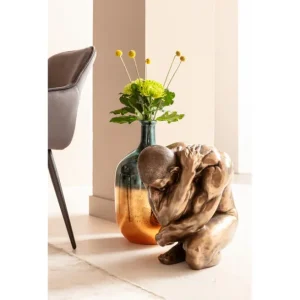 Online KARE Design Deco Figurine Nude Man Hug Bronze 54cm