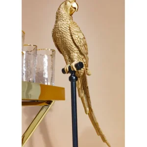 Discount KARE Design Deco Figurine Parrot Gold 116cm