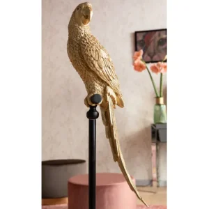 Discount KARE Design Deco Figurine Parrot Gold 116cm