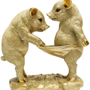Hot KARE Design Deco Figurine Pig Party 20cm