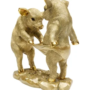 Hot KARE Design Deco Figurine Pig Party 20cm