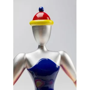 Best KARE Design Deco Figurine Primaballerina Stripes 35cm