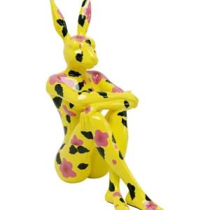 Sale KARE Design Deco Figurine Rabbit Gillie Yellow 80cm