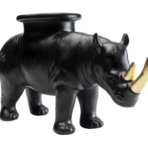 Online KARE Design Deco Figurine Rhino Black 41cm