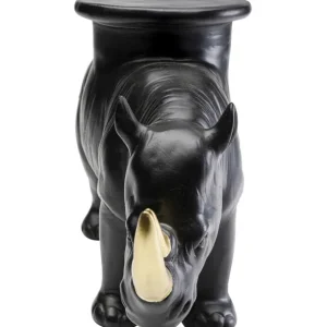 Online KARE Design Deco Figurine Rhino Black 41cm