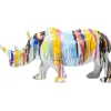 Clearance KARE Design Deco Figurine Rhino Colore 26cm
