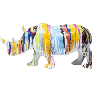 Clearance KARE Design Deco Figurine Rhino Colore 26cm