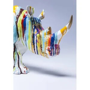 Clearance KARE Design Deco Figurine Rhino Colore 26cm
