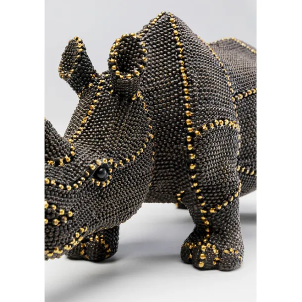 deco_figurine_rhino_rivet_5.webp Discount KARE Design Deco Figurine Rhino Rivets Pearls 26cm